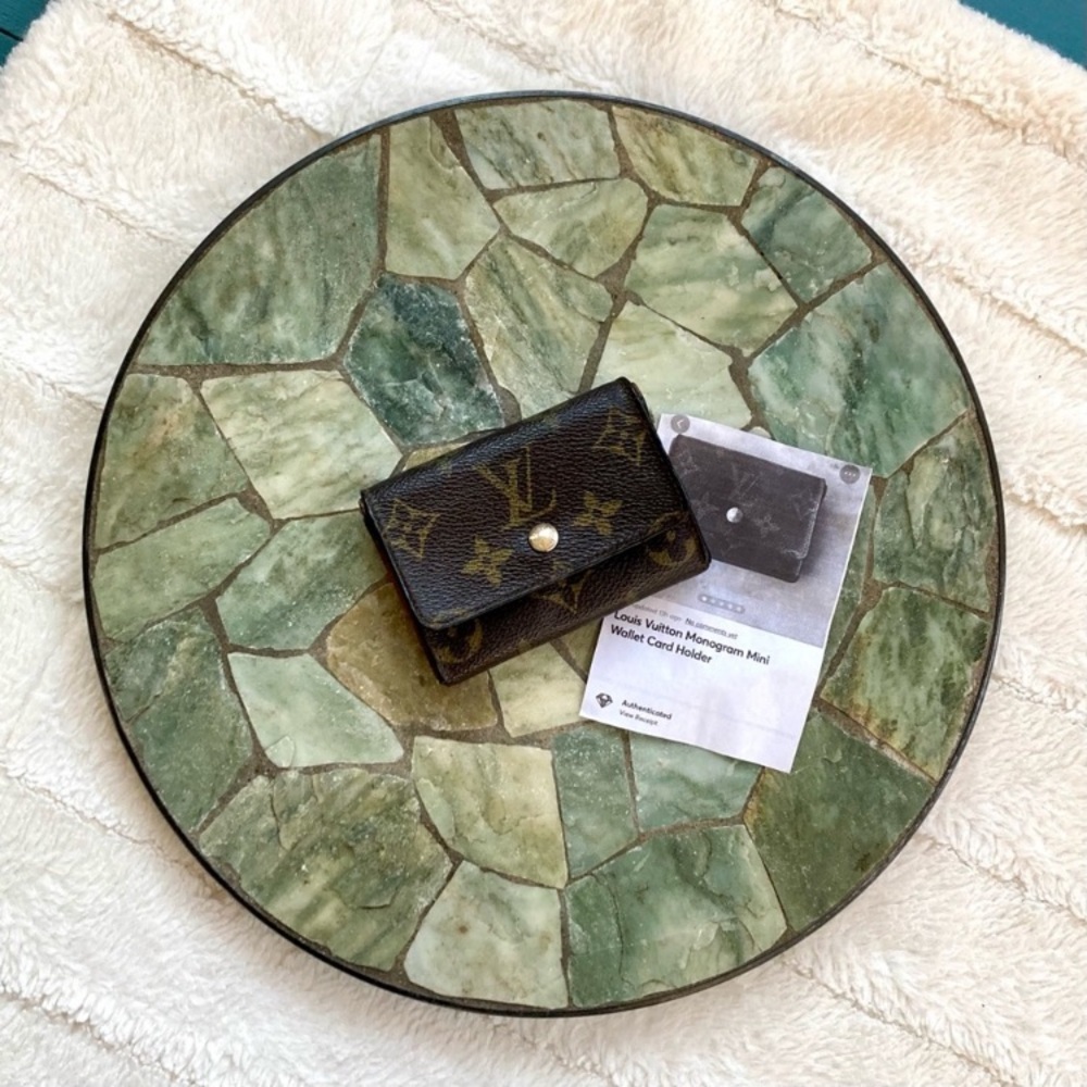 ❌SOLD❌ Louis Vuitton Vintage Monogram Porte-Monnaie Plat Coin Purse Card Case